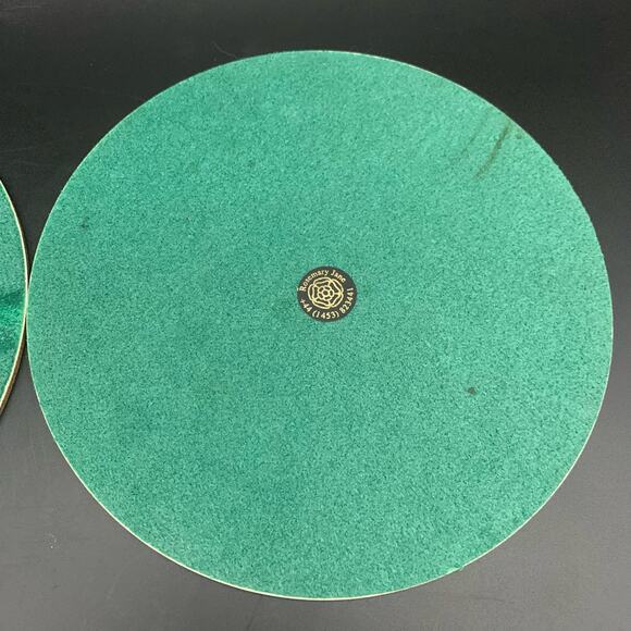 Vintage Rosemary Jane England 2 Melamine Round Table Hot Plate Mats Folk Art - Picture 8 of 12